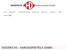 Tablet Screenshot of diederichs.com